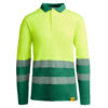 VERDE GRĂDINĂ/GALBEN FLUOR